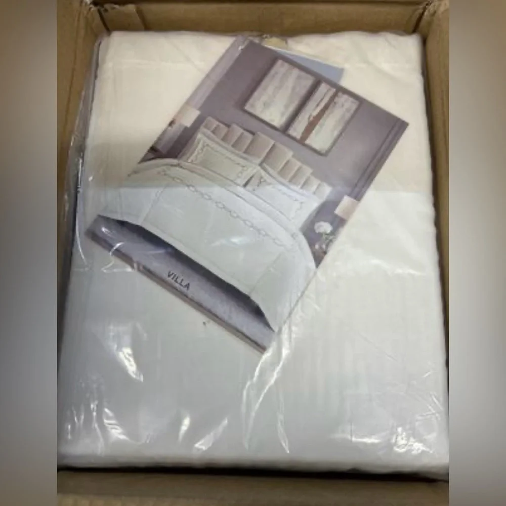 Croscill Home Villa 3 Piece Duvet Set Queen/Full Steel Gray